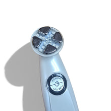 Cargar imagen en el visor de la galería, BellaSkinUSA Time Master Pro ultrasound device with LED lights and metal contact heads for at-home facial toning.
