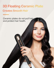 Charger l'image dans la galerie, Flat Iron Hair Straightener Fast Styling,1 inch Flat Iron Dual Voltage,Ceramic Wide Hair Straightening Irons for Black Women Hair,Dual Plate Design