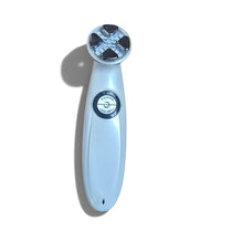 Cargar imagen en el visor de la galería, BellaSkinUSA Time Master Pro handheld ultrasound facial device with LED light and metal treatment heads for skin toning.
