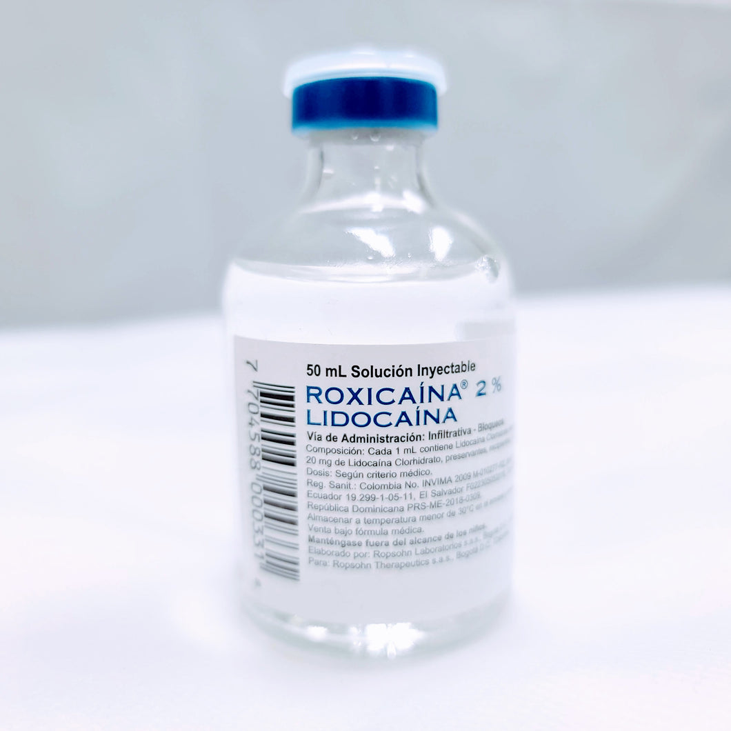 Roxicaina- Lidocaine 2% 50ml